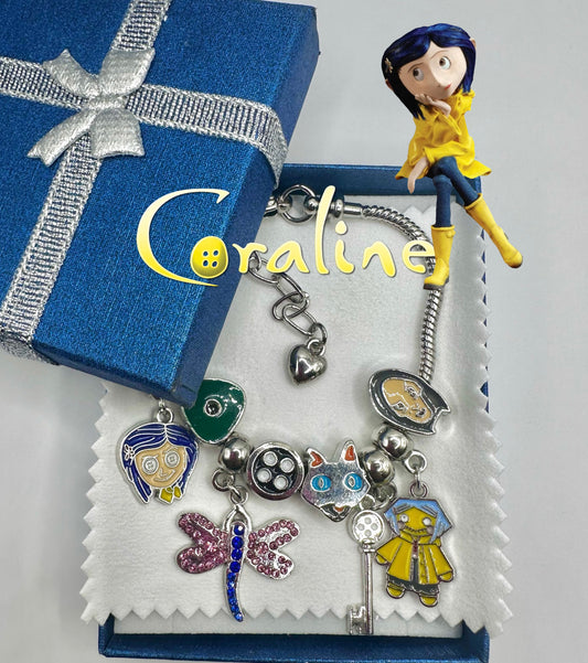 coraline charm bracelet